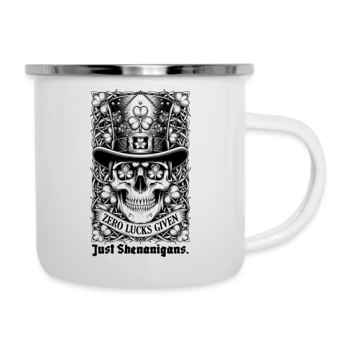 Salty Shamrock Skull T-Shirt - Camper Mug