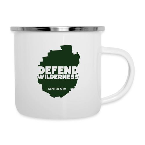 Semper Wild Defend Wilderness Park Silhouette - Camper Mug