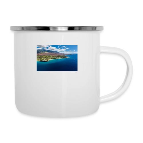 Kaanapali Beach Aerial Maui 0 - Camper Mug