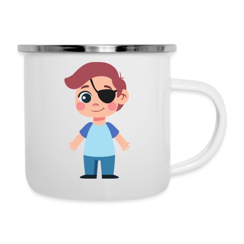Boy with eye patch - Camper Mug