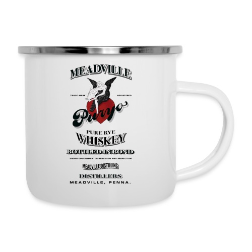 Meadville Pure Rye Whiskey Label - Camper Mug
