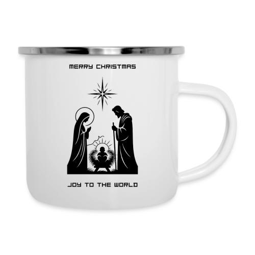 Joy to the World T-Shirt | Minimalist Nativity - Camper Mug