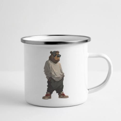 Urban Streetwear Bear Cool Apparel Design - Camper Mug