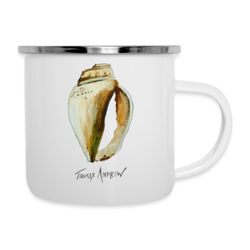 Shell 05 11 x 14 with signature for T shirt - Camper Mug