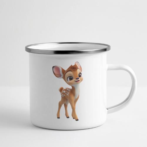 Sweet 3D Baby Deer with Big Eyes - Camper Mug