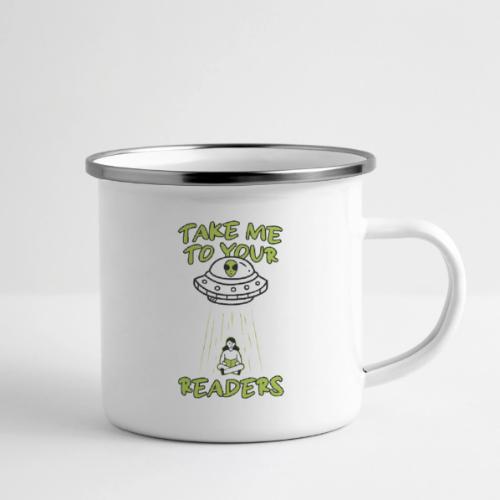 Take Me to Your Readers - Sci-Fi Book Lover - Camper Mug