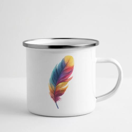 Rainbow Flight Feather - Camper Mug