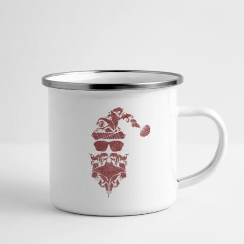 Red Coastal Inspired Santa Claus - Camper Mug