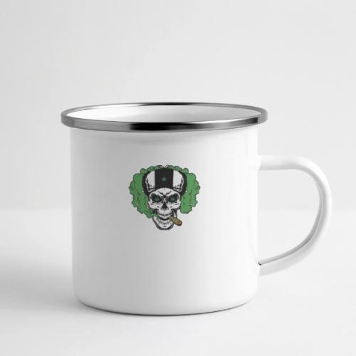 skull smoke cloud 2 - Camper Mug