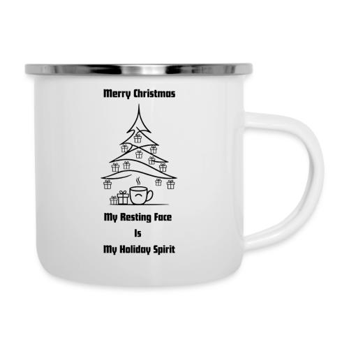 My Resting Face Is My Christmas Spirit T-Shirt - Camper Mug