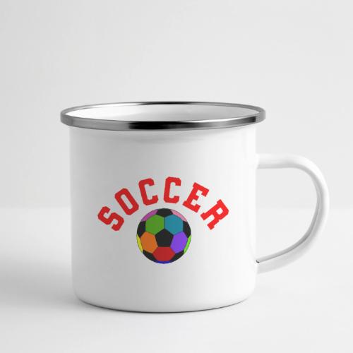 Soccer: Colorful Kick - Camper Mug