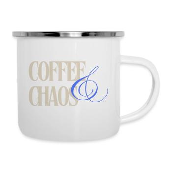 Coffee and Chaos - Camper Mug - white - Right