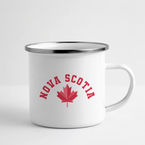 Nova Scotia with maple leaf - Camper Mug