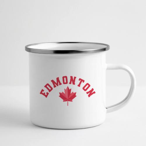 Edmonton with maple leaf - Camper Mug