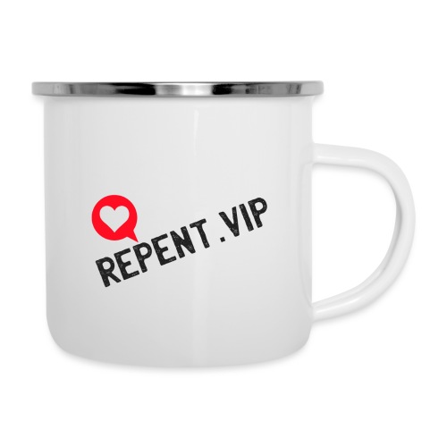 Repent with Red Heart - Camper Mug