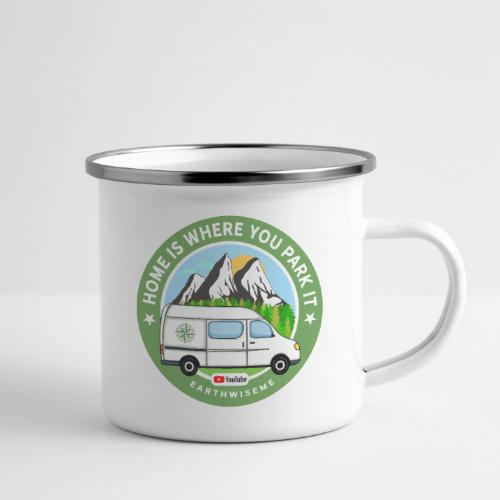 Van Home Travel / La maison est l’endroit où vous la garez / Van - Tasse émaillée