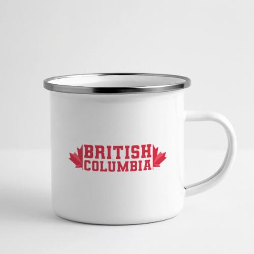 British Columbia with maple leaf - Camper Mug
