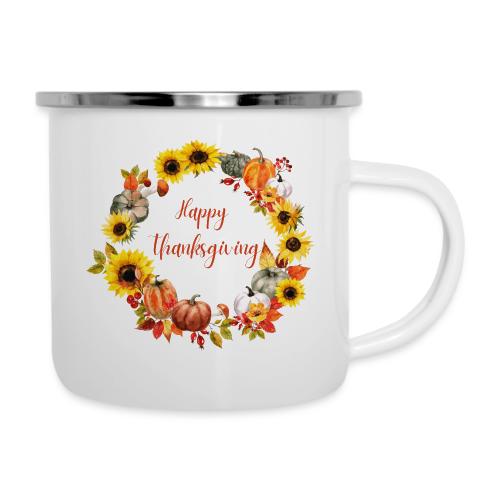 Happy thanksgiving - Camper Mug