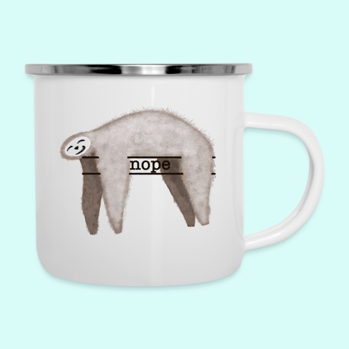 Sloth animal print/ nope/ lazy day design - Camper Mug