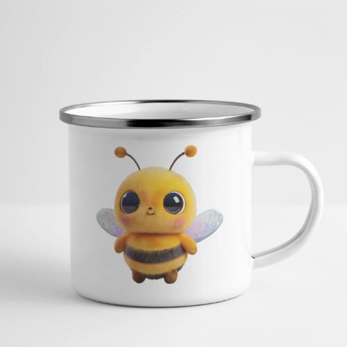 Sweet Cartoon Baby Bee with Innocent Eyes - Camper Mug