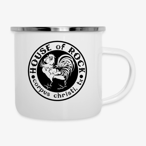 House of Rock round logo - Camper Mug