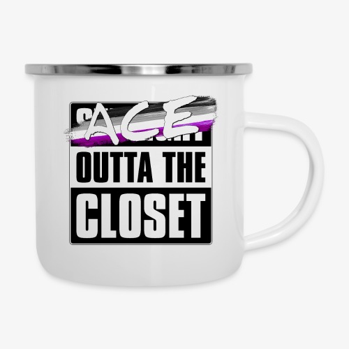 Ace Outta the Closet - Asexual Pride - Camper Mug