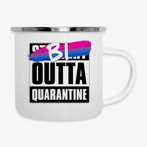 Bi Outta Quarantine - Bisexual Pride - Camper Mug