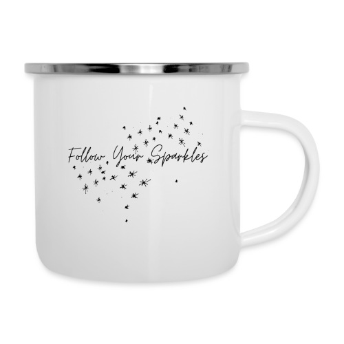 Follow Your Sparkles(Black) - Camper Mug