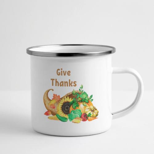 Give thanks - Camper Mug