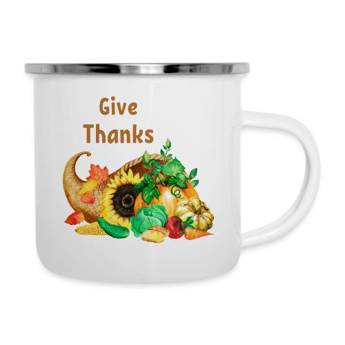Give thanks - Camper Mug