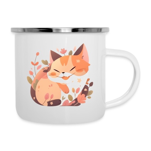 Smiling Cat - Camper Mug