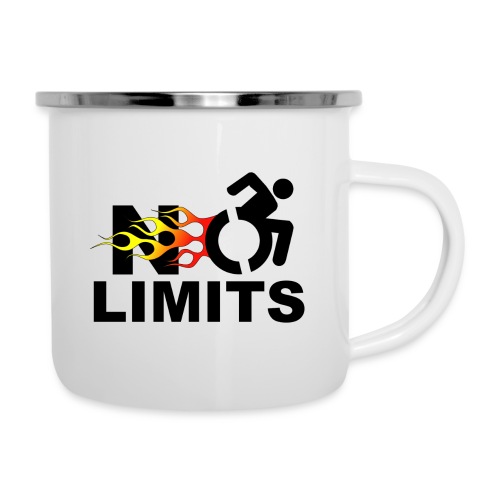 No limits for me with my wheelchair - Camper Mug