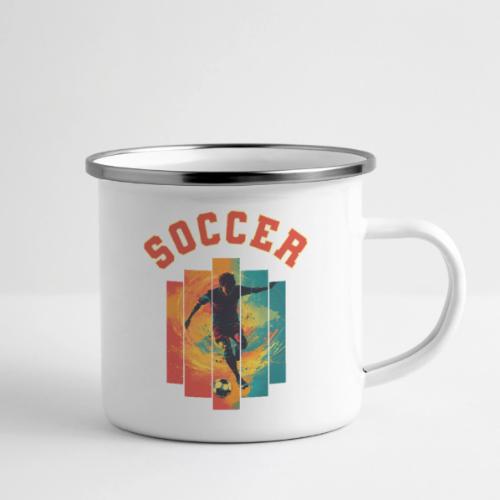 Soccer Heartbeat - Camper Mug