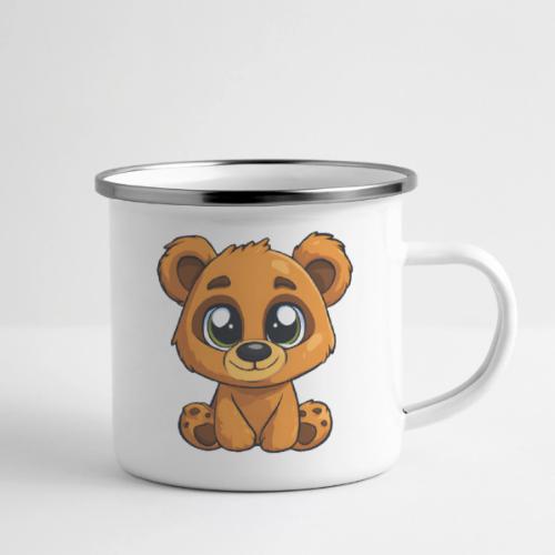 Smiling Sitting Baby Bear - Camper Mug