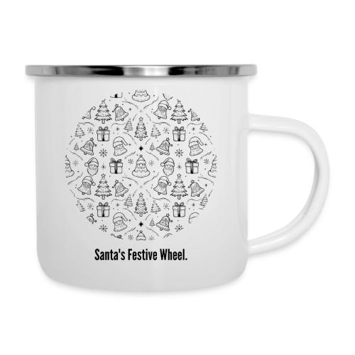 Santa's Festive Wheel T-Shirt - Camper Mug