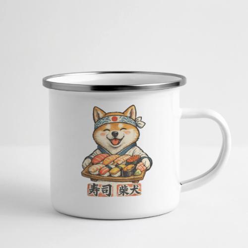 Funny Shiba Inu Sushi Kawaii Dog Tee - Camper Mug