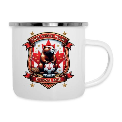 Canada Beaver Crest T-Shirt, Pride Badge Gift - Camper Mug