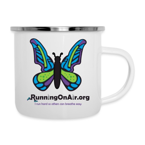 Running On Air logo for light colored shirts - Camper Mug
