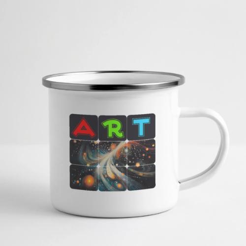 Swirls of Colorful Art - Camper Mug