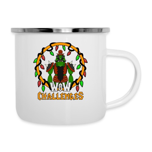 WoW Challenges Holiday Orc WHITE - Camper Mug