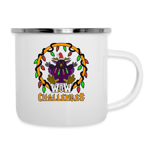 WoW Challenges Holiday Plushkin WHITE - Camper Mug