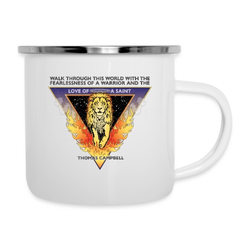 Lion Saint Multicolor - Black Back - Camper Mug