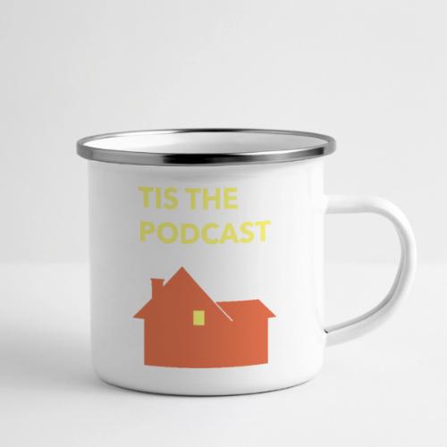 Tis the Podcast Home Alone Logo - Camper Mug