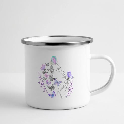 Dreamy Butterfly Goddess - Fairytale Design - Camper Mug