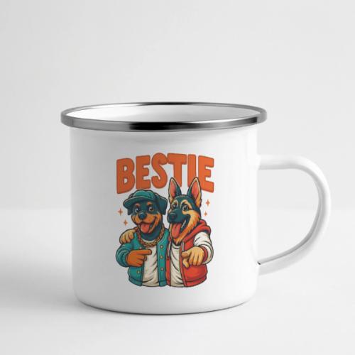 Hip Hop Dog Besties Shirt for Friends & Pet Lovers - Camper Mug