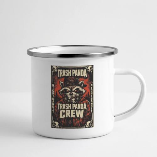 Midnight Forager Raccoon Mushroom Hunter - Camper Mug