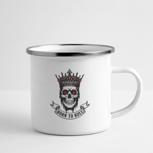 Born to Rule Skull King - Camper Mug