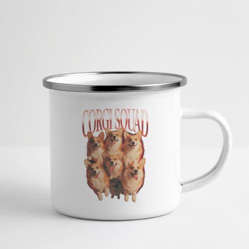 Corgi Squad Funny Dog Lover Vintage Shirt - Camper Mug