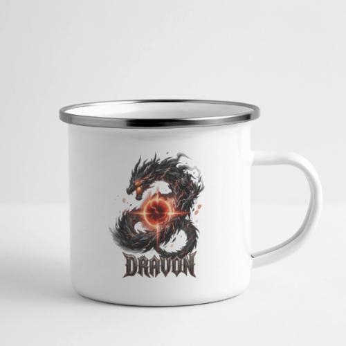 Dravon Fire Dragon Dark Fantasy Graphic T-Shirt - Camper Mug