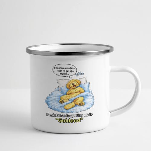 Funny Goldendoodle Sleeping design. - Camper Mug